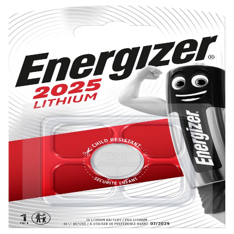 Energizer Lithium LD CR 2025 3V - Blister de 1 - argenté 626982_0