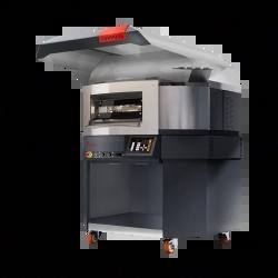 Four électrique à sole tournante - Cuppone Alpha 110 NAPOLI avec hotte électrique intégrée - pierres de 25 mm et résistances surpuissantes_0