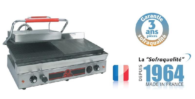 Infra grills - Série F - Mixte - Spécial grillades - 10054EH - Plaques mixtes et fabrication française_0