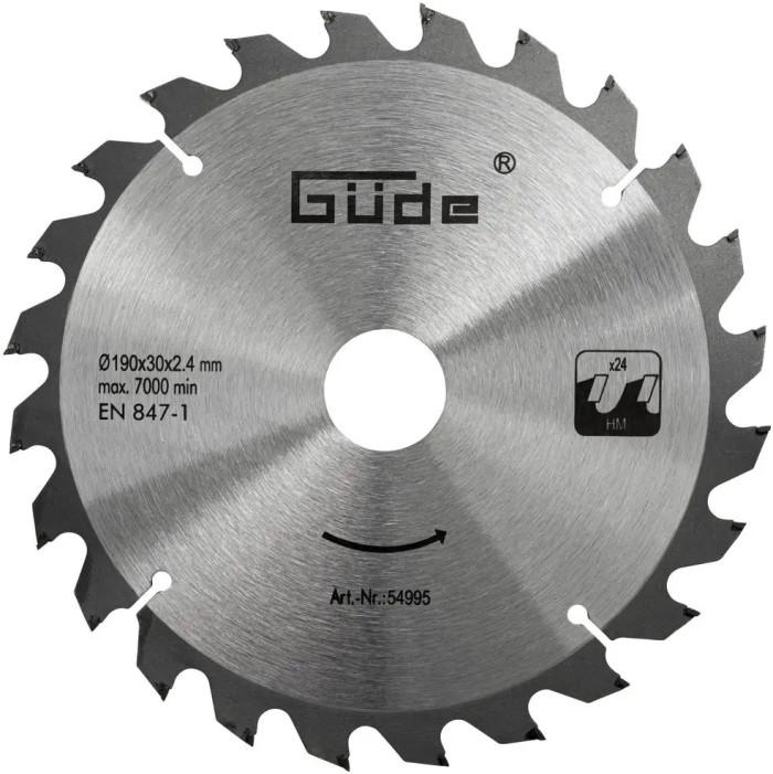 Lame de scie carbure 190 x 30 mm - 24 dents pour scie à onglet g54994_0
