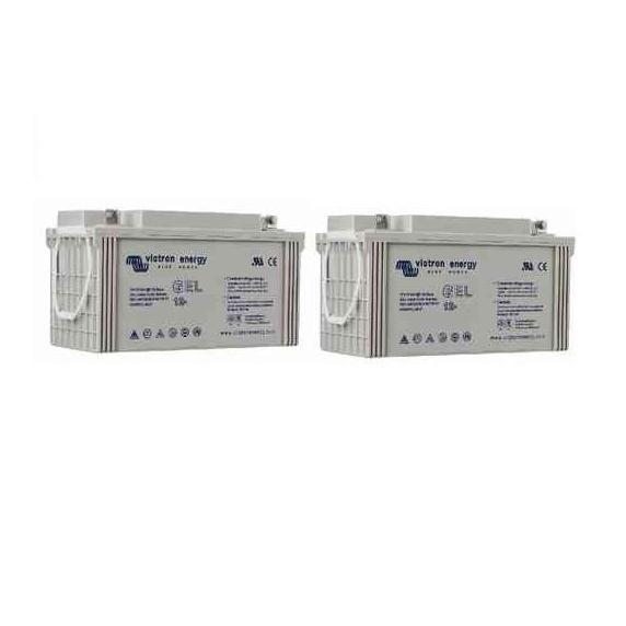 Lot de 2 batteries gel 220A 12V - Victron Energy - Durabilité en cyclage intensif - Normes CE et UL_0