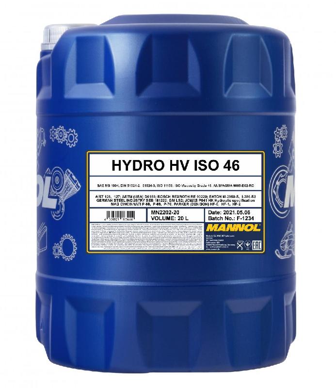 MANNOL - Huile hydraulique centrale ISO 46 - Jerrycan 20L - MN2202-20_0