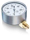 Manomètre industriel à capsule MTA2 - mesure basse pression gaz propres - ø50 mm - acier inox - précision 1,6 EN 837-3_0