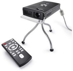 Mini vidéoprojecteur multifonctions - LED - Résolution 640x480 - Mémoire interne 128MB - Taille image jusqu'à 3m_0