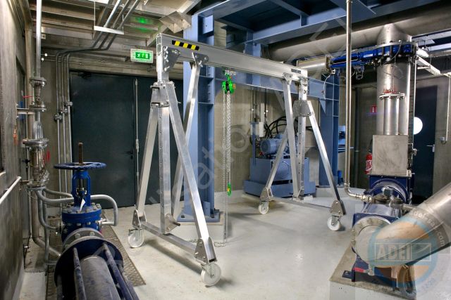 Portique alu démontable H2 - hauteur réglable 3200 à 4000mm - capacité 250kg à 2000kg - portée 2 à 6m_0