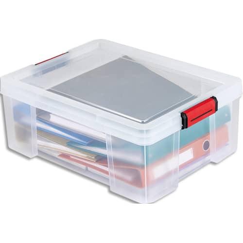 Sundis bac clip n store 27l 60kg robustesse 2 poignées 2 préhensions lat. 50x39xh.20 cm 4004001_0