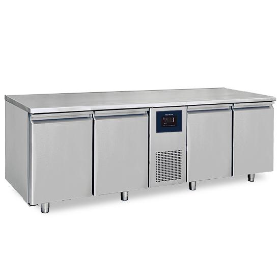 Table réfrigérée avec 4 portes gn 1/1 -2°/+8°c wifi - 2270x700x850 mm - BNA0044/FNWF_0