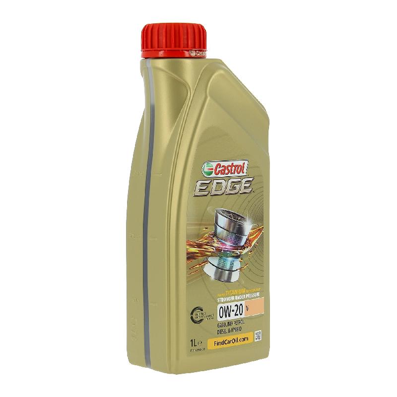 Castrol EDGE 0W-20 V 1L - Huile moteur haute performance pour moteurs essence et diesel_0