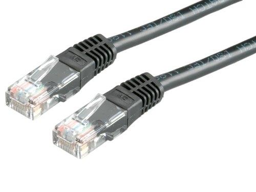 ROLINE 21.15.1575 - Câble RJ45 Cat6 - 7m - Connecteurs surmoulés - Noir_0