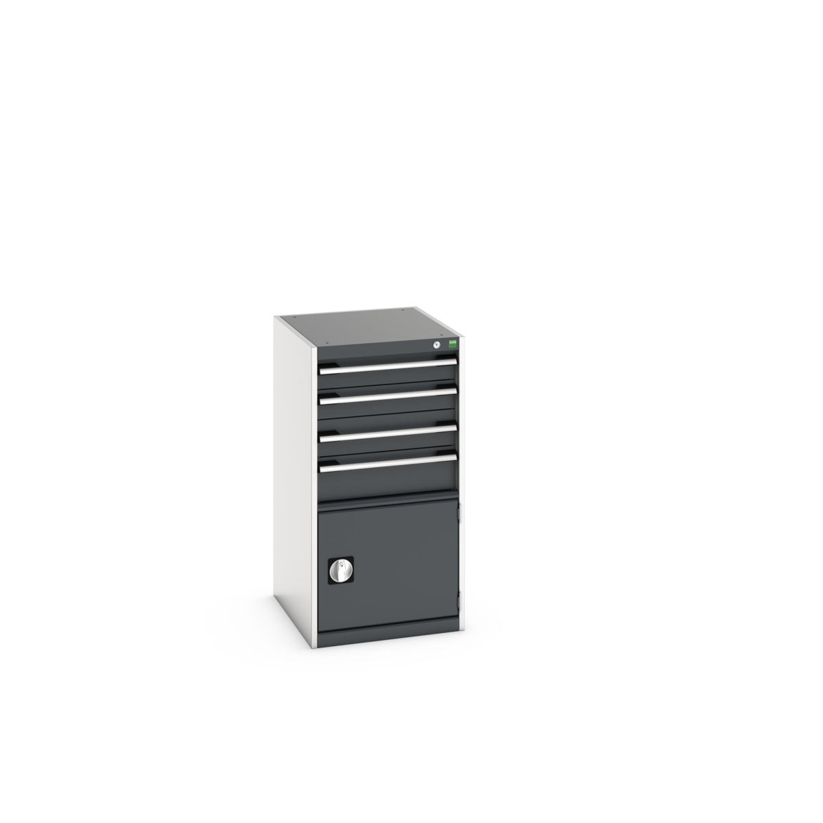 Armoire à tiroirs Cubio - 4 tiroirs - SL-5610-5 - 40018055 - Acier renforcé et charge 1.5 tonne_0