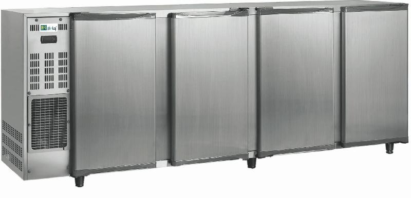 Arrière bar inox 4 portes pleine battante 622 l positive - FGB267I_0