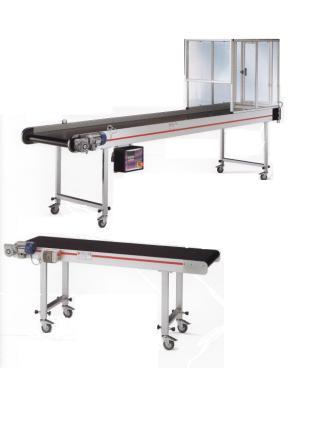 Bande transporteuse - aluminium anodisé ou inox - résistante jusqu'à 200°C - différentes dimensions disponibles_0