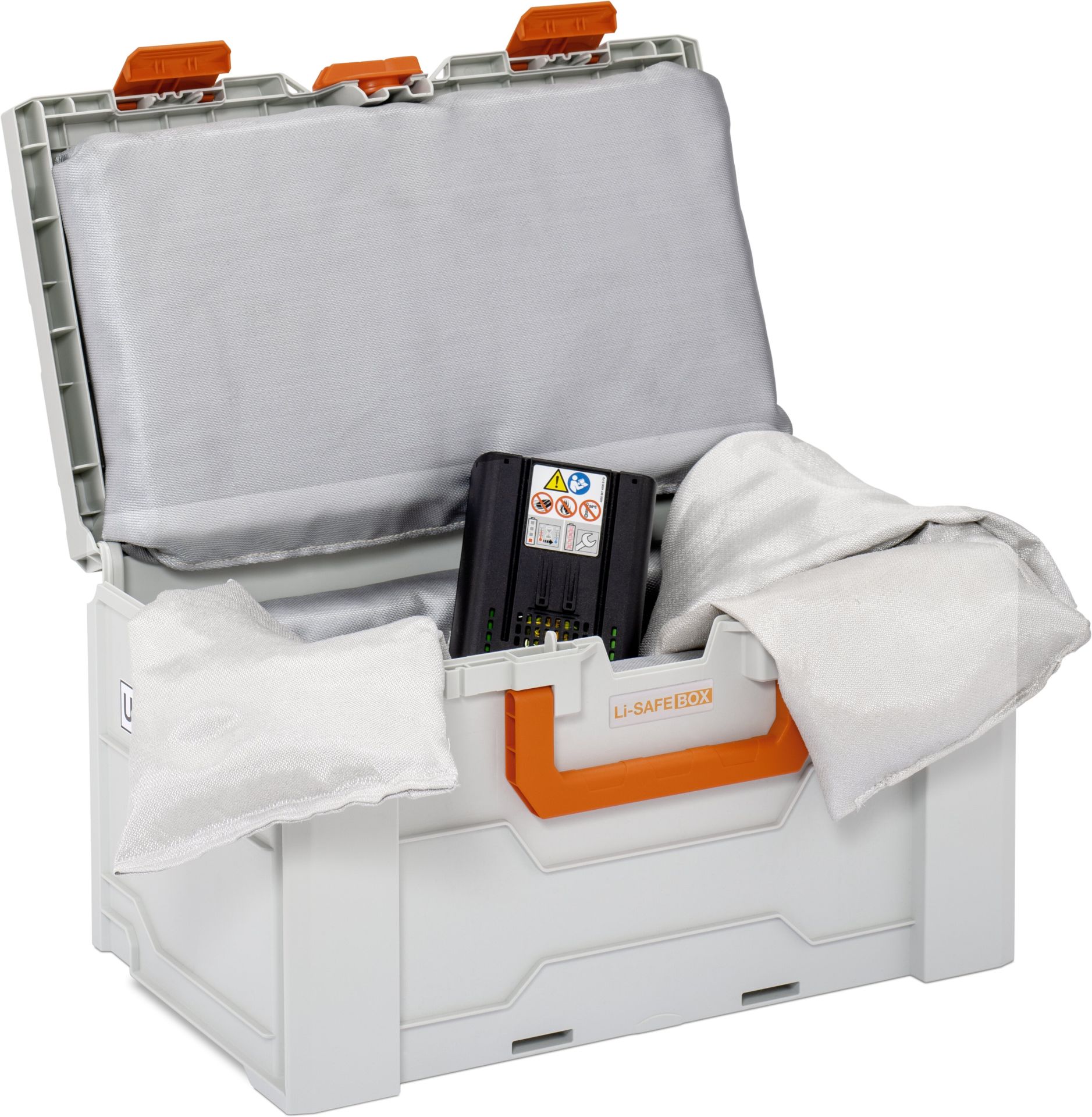 Box batteries CEMO Li-Safe-2-L ADR - Réf 11872 - Étanche, superposable, homologuée pour stockage et transport lithium_0