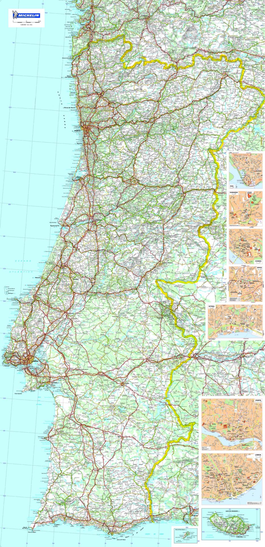 Michelin Maps Portugal Michelin Maps Portugal