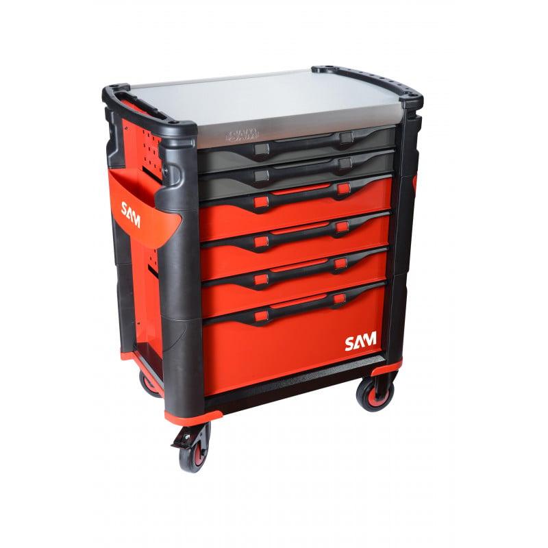 Compo 200 outils + servante - 41 6 tiroir SAM | 416-200SVZ_0