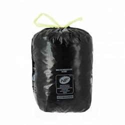 DELAISY – KARGO Sac Poubelle 30L Noir - NF liens coulissants - 23 microns x 100 Sacs - Delaisy Kargo - 3700008302782_0