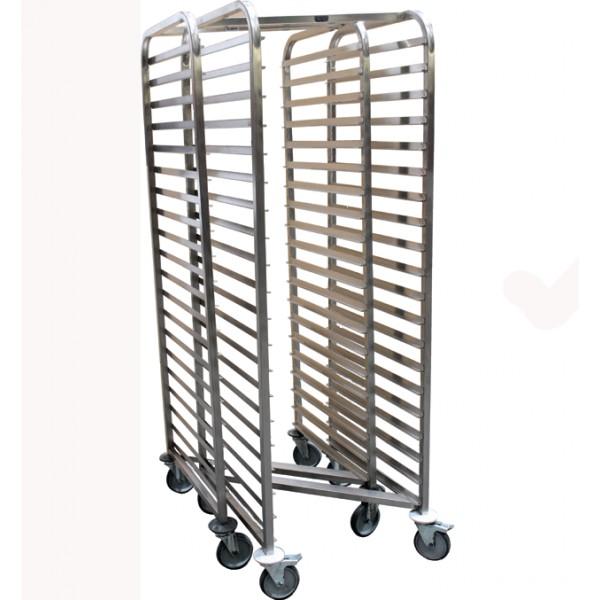 Echelle cuisine encastrable en inox 20 niveaux hauteur 1756 mm (Taille / Entrée, mm: GN1/1 / 325)_0
