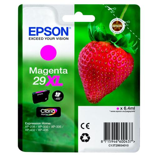 Epson cartouche jet d'encre Claria Home Magenta XL 'Fraise' 29 (T2993) - C13T29934012 - Compatibilité XP Series_0