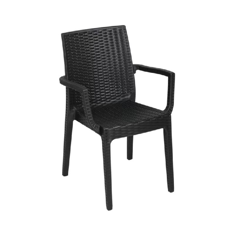 Fauteuil en résine DAFNE tressée - Stamp_0