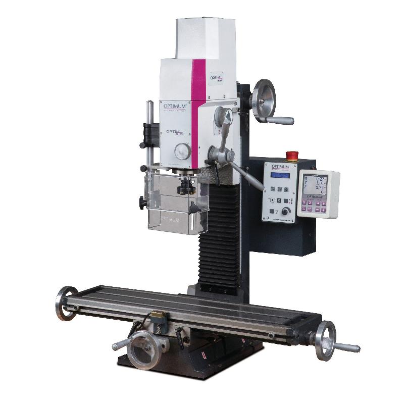 Fraiseuse Optimum MH 22VD - 3338136 - Perceuse-fraiseuse rigide avec variateur et affichage digital_0