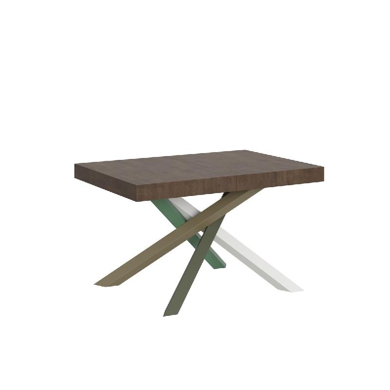 Itamoby Table Extensible 140/400X90 Cm Volantis Pieds Noyer Multicolore 4/A - marron VE140TAV4A400-NC_0