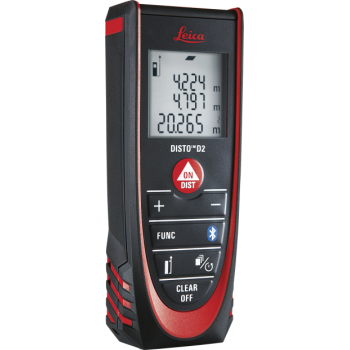 Laser disto - Écran rétroéclairé, Bluetooth Smart, IP54, Mémoire 10 - Leica réf. Ag01676_0