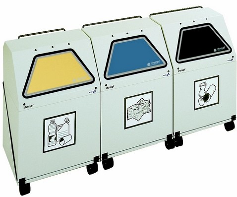 Poubelle de tri sélectif Green 25 L - Poubelles tri sélectif