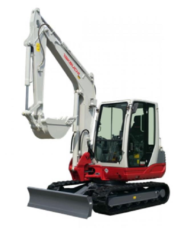 Mini Pelle Takeuchi TB 250 - Poids 4825/4965 kg, Profondeur de fouille 3785 mm, Moteur Yanmar 4 cylindres_0