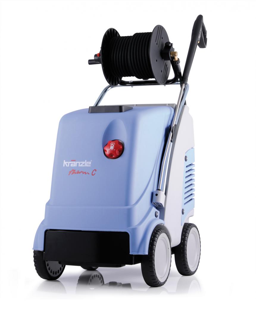 Nettoyeur haute-pression autonome Kranzle Term C 13/130 - monophasé - 130 bars - 11 l/min - flexible 15 m sur enrouleur_0