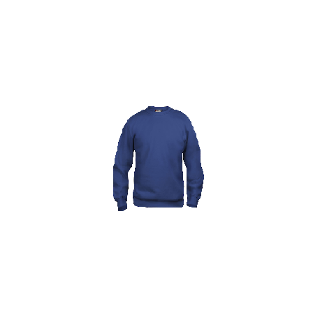 Sweat basic unisexe - col rond - anti-boulochage - Newwave Nwsweat021030_bleu_m_0