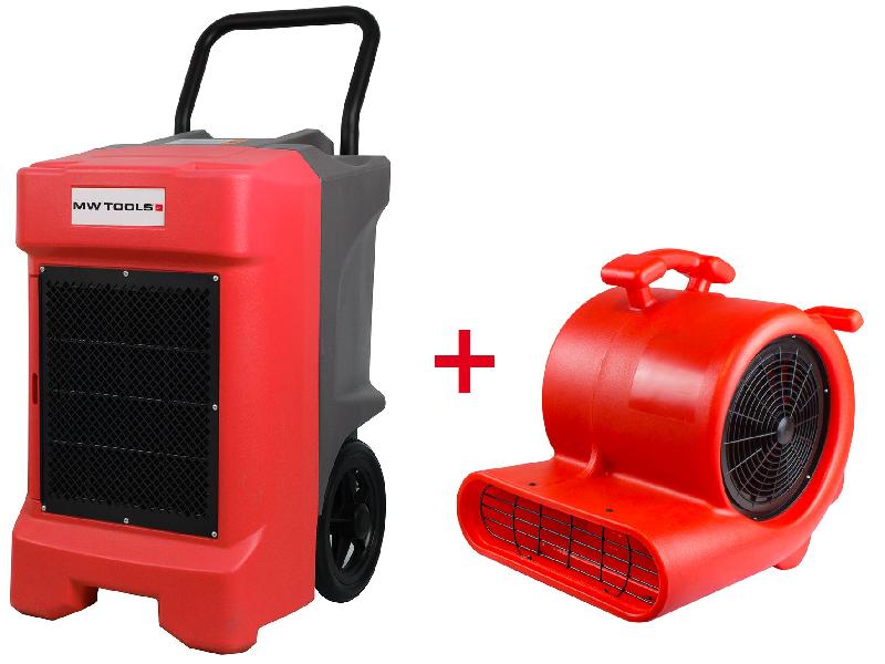 Pack déshumidificateur PRO 90L/Jour BDP90 + Ventilateur sécheur de sol RV380 MW Tools BDP90SETR_0