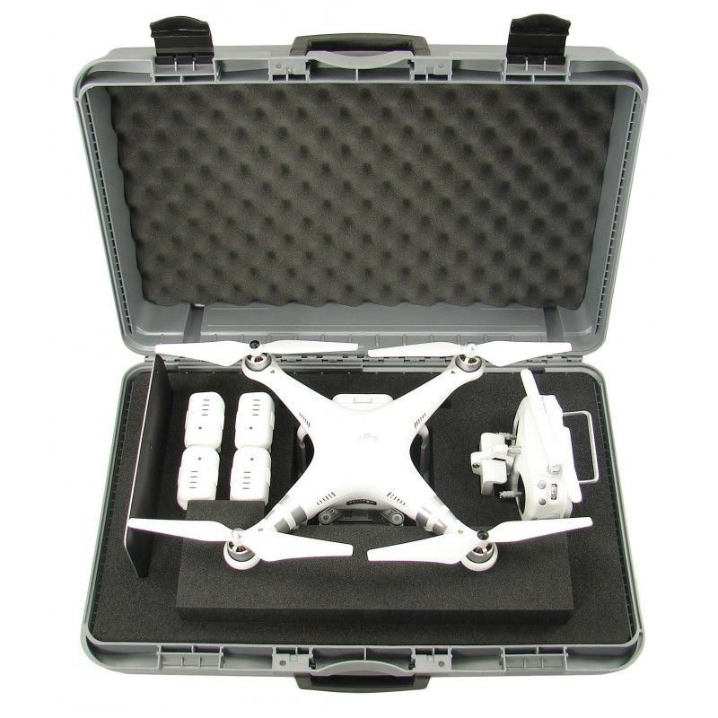 Phantom 3 pro & adv. - malette de rangement pour drone - caltech  - mallette étanche - vg-p3_0
