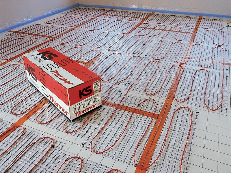 Plancher chauffant électrique KS largeur 85 cm sans thermostat 1170W - Thermor - 480140_0