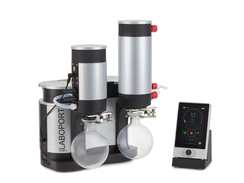 Pompe de laboratoire par système à vide et à membrane, débit (max.): 34 l/min -  LABOPORT® SC 840 G_0