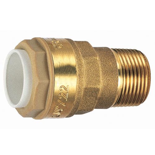 Raccord droit mâle - Codital - 20 bar - pour tube cuivre, PER et polybutylène_0