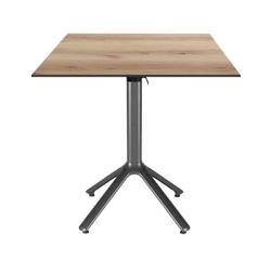 Restootab - Table pliable Nemo pour extérieur chêne clair 70x70 - marron TB-NEM-7070C-CH.DELA_0