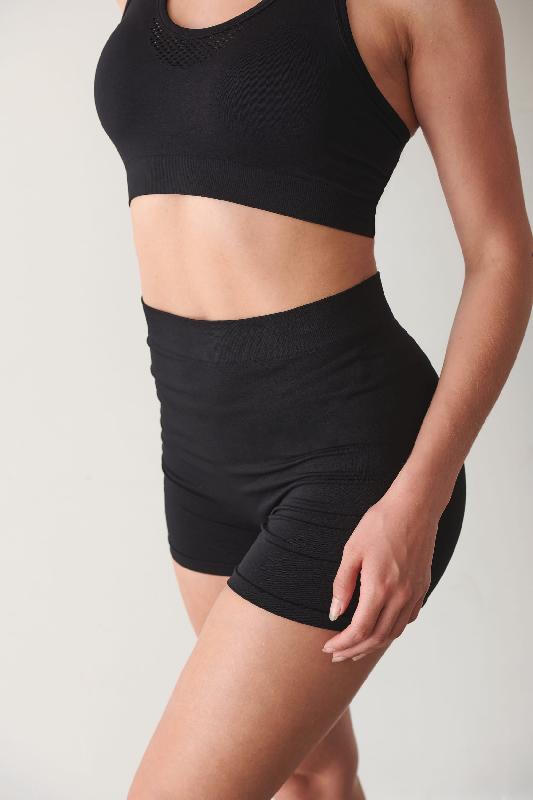 Short imprimé sans coutures - Réf: TL301 - Ultra-élastique et taille haute - Marque Tombo_0