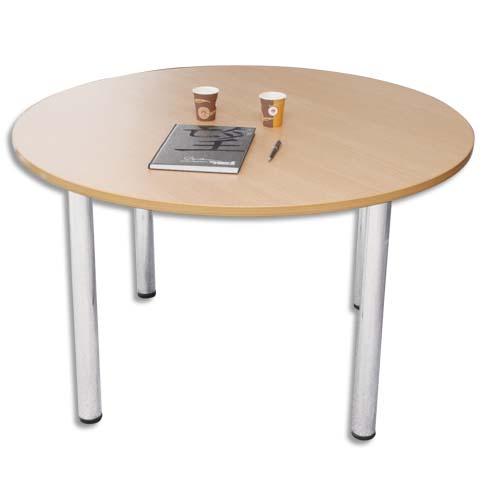 Sodematub table ronde diamètre 120 cm 4 pieds alu_0