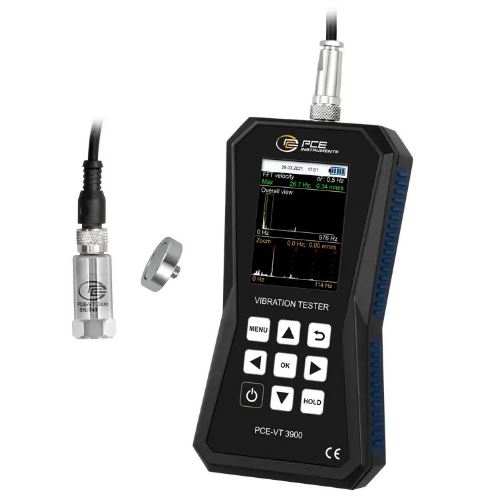 Vibromètre avec sonde magnétique, mémoire, analyse FFT - PCE-VT 3900 - PCE INSTRUMENTS_0