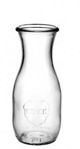 6 bouteilles 540 ml en verre weck® modèle flacon®, sans couvercle ni joint_0