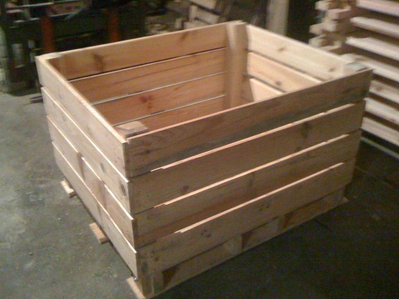 Caisse-palette en bois ou Palox sur-mesure - stockage et expédition de marchandises (fruits, légumes, matériel)_0