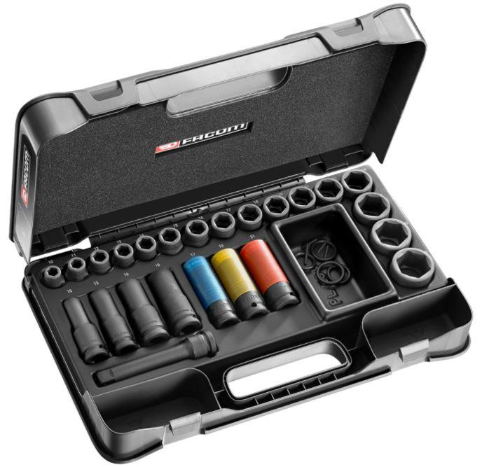 Facom K.22LA Douille 3/4 Longue 6 Pans 22mm - Outil Professionnel Robuste