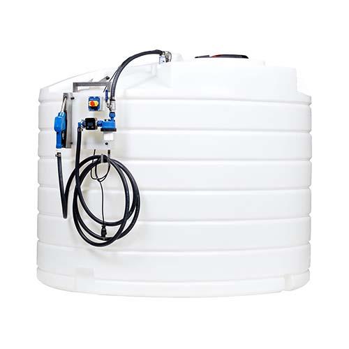 Cuve éco Adblue® 5000 litres PEHD extérieure - 230V - Pompe immergée 35 L/min_0