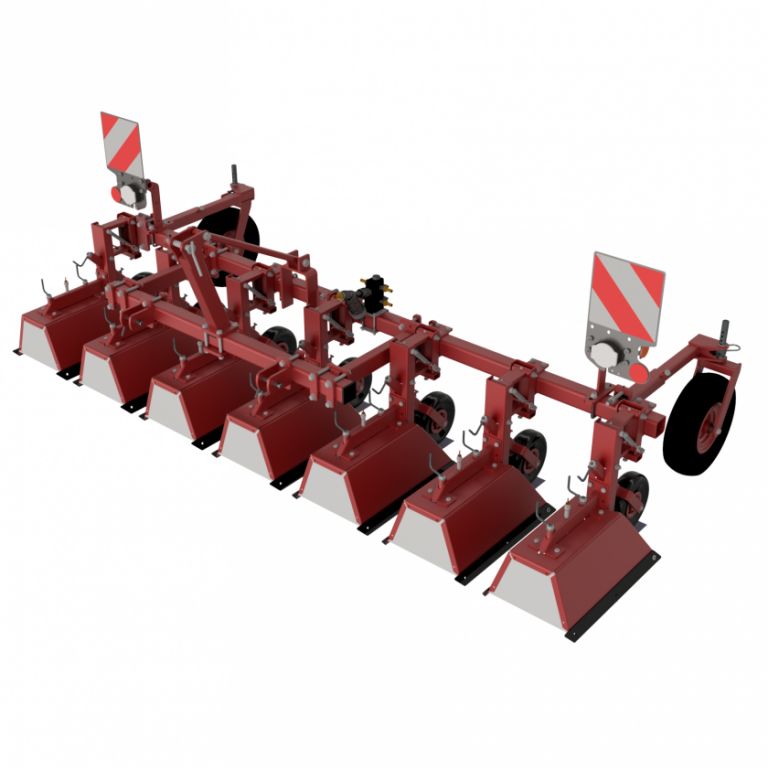 EC-Spray Hood - butteuse agricole Steketee - attelage cat. 2, montage avant/arrière, hotte ajustable_0