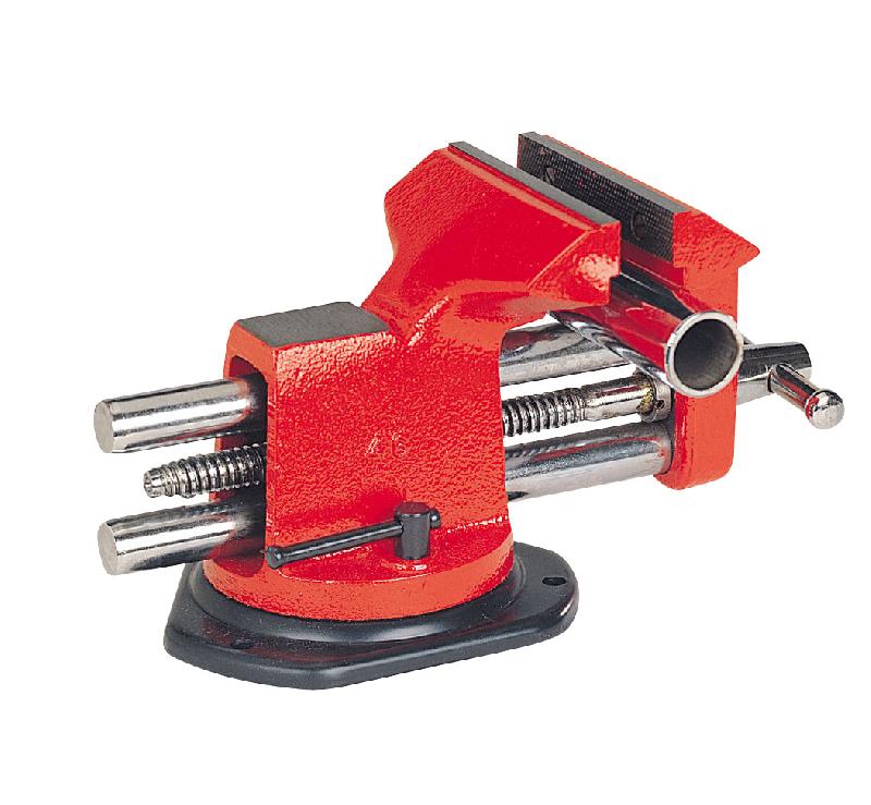Étau professionnel double-guidage - base tournante - largeur mors 150 mm - ouverture 175 mm_0