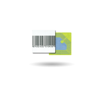 Étiquettes Autocollantes RF 8.2 MHz - 4x4 Cm, Blanc, Désactivables