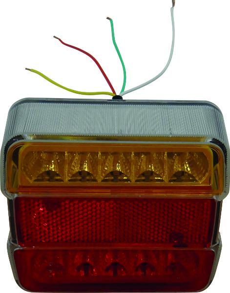 FEU ARRIERE 4 FONCTIONS LEDS 105X98X36