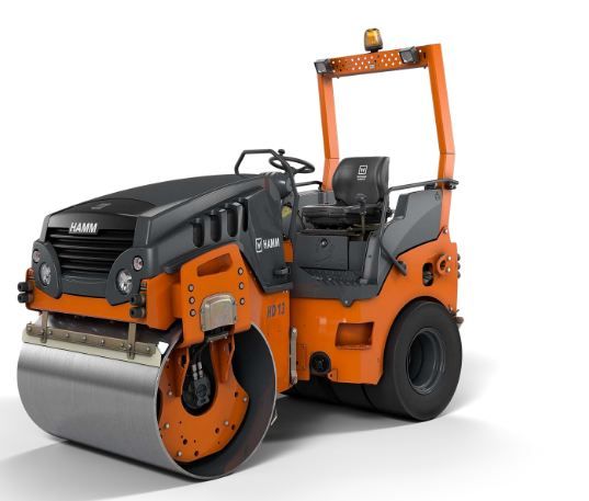HD 13 VT - Rouleau compresseur tandem Hamm - 3825 kg - Cylindre vibrant et jeu de roues_0