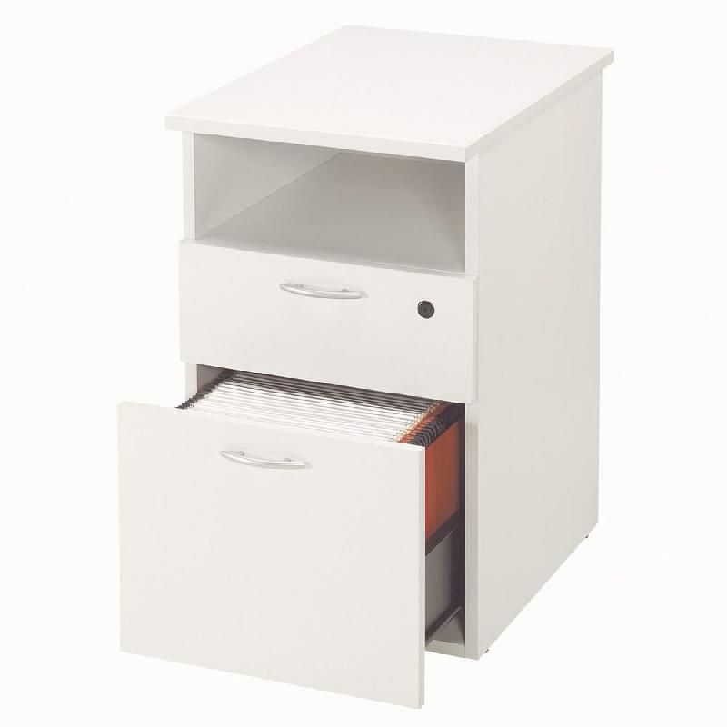 JPG CAISSON PRONTO HAUTEUR BUREAU - L.43 X P.60 X H.72 CM - BLANC