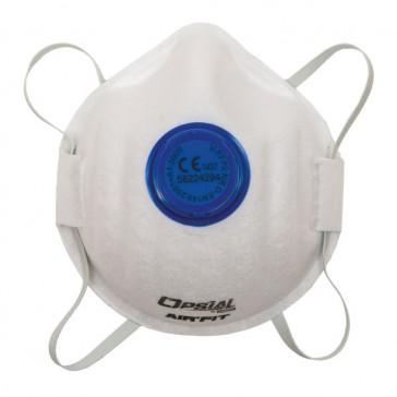 Masque coque Air Fit FFP2D avec soupape - OPSIAL - protection contre particules toxiques et aérosols_0